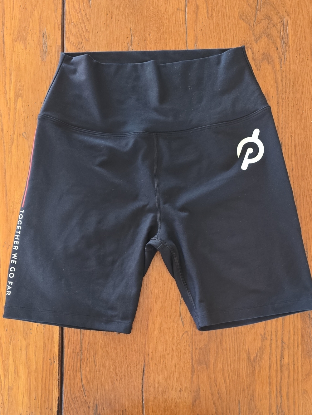 Peloton Black High-Waist Bike Shorts Size L